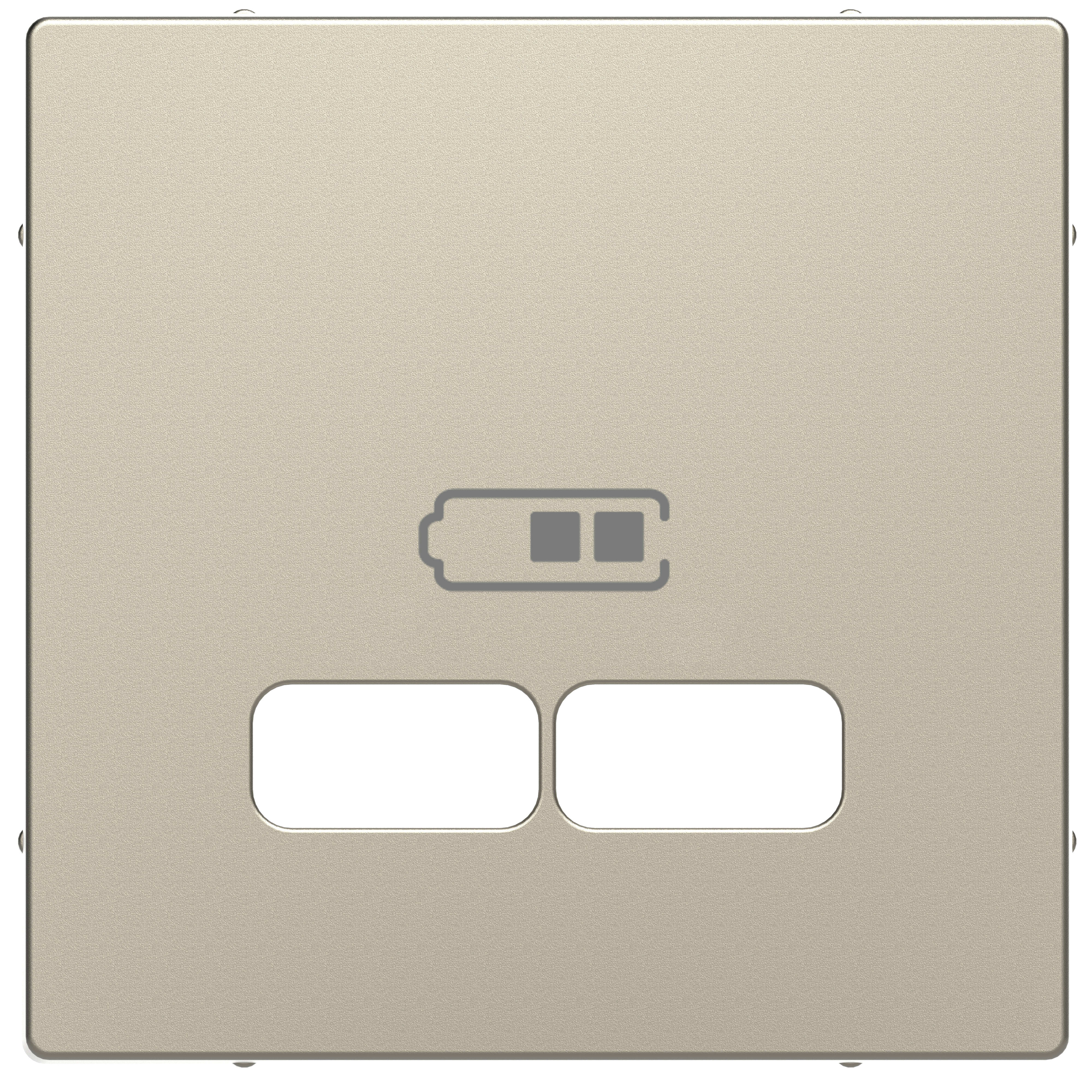 SCHNEIDER ELECTRIC - Piastra per ricarica USB System Design, sahara