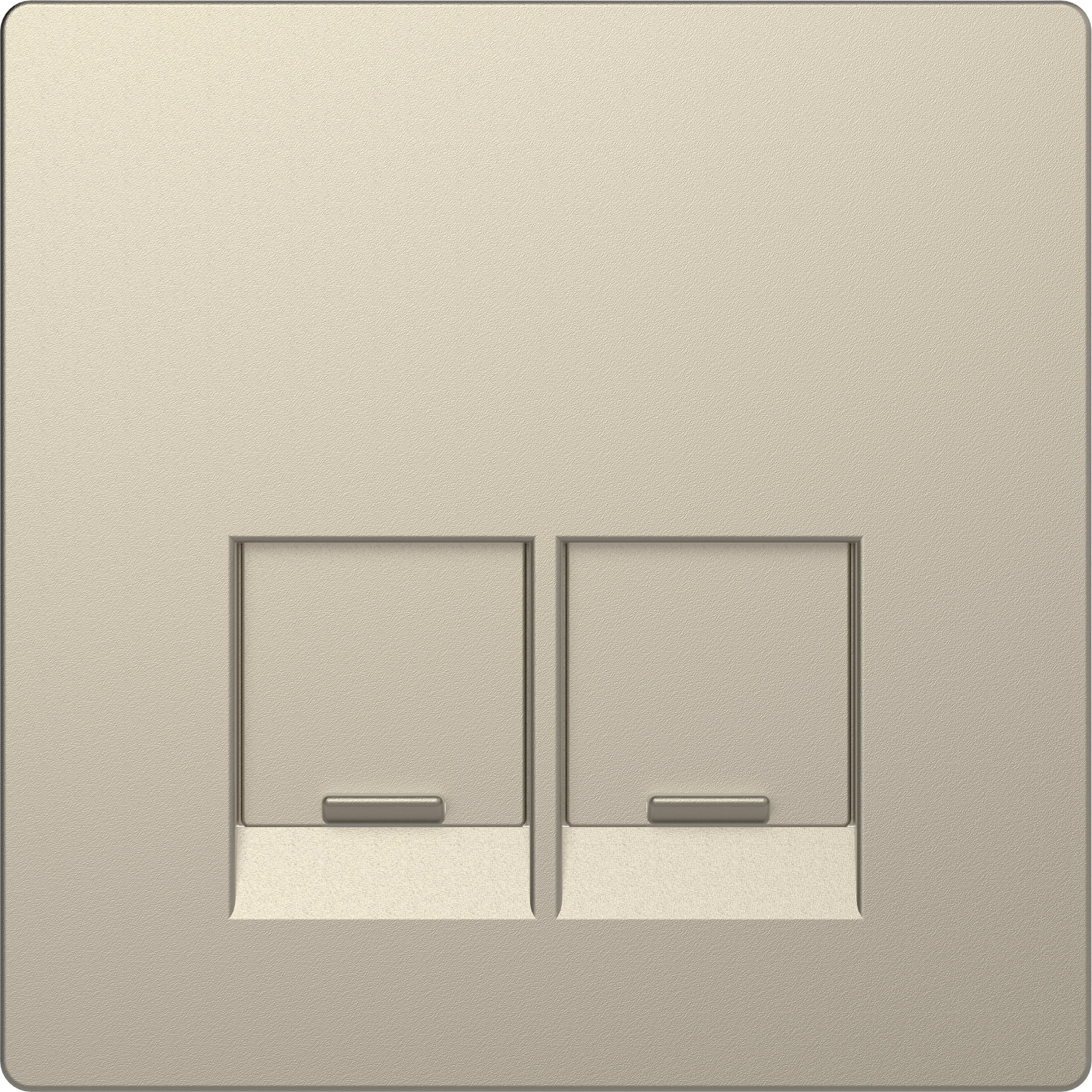 SCHNEIDER ELECTRIC - Piastra, 2 slot, per connettori Schneider Electric, sahara, System Design