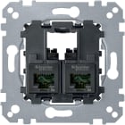 SCHNEIDER ELECTRIC - PRESA RJ45 DOPPIA Cat5 UTP S-One