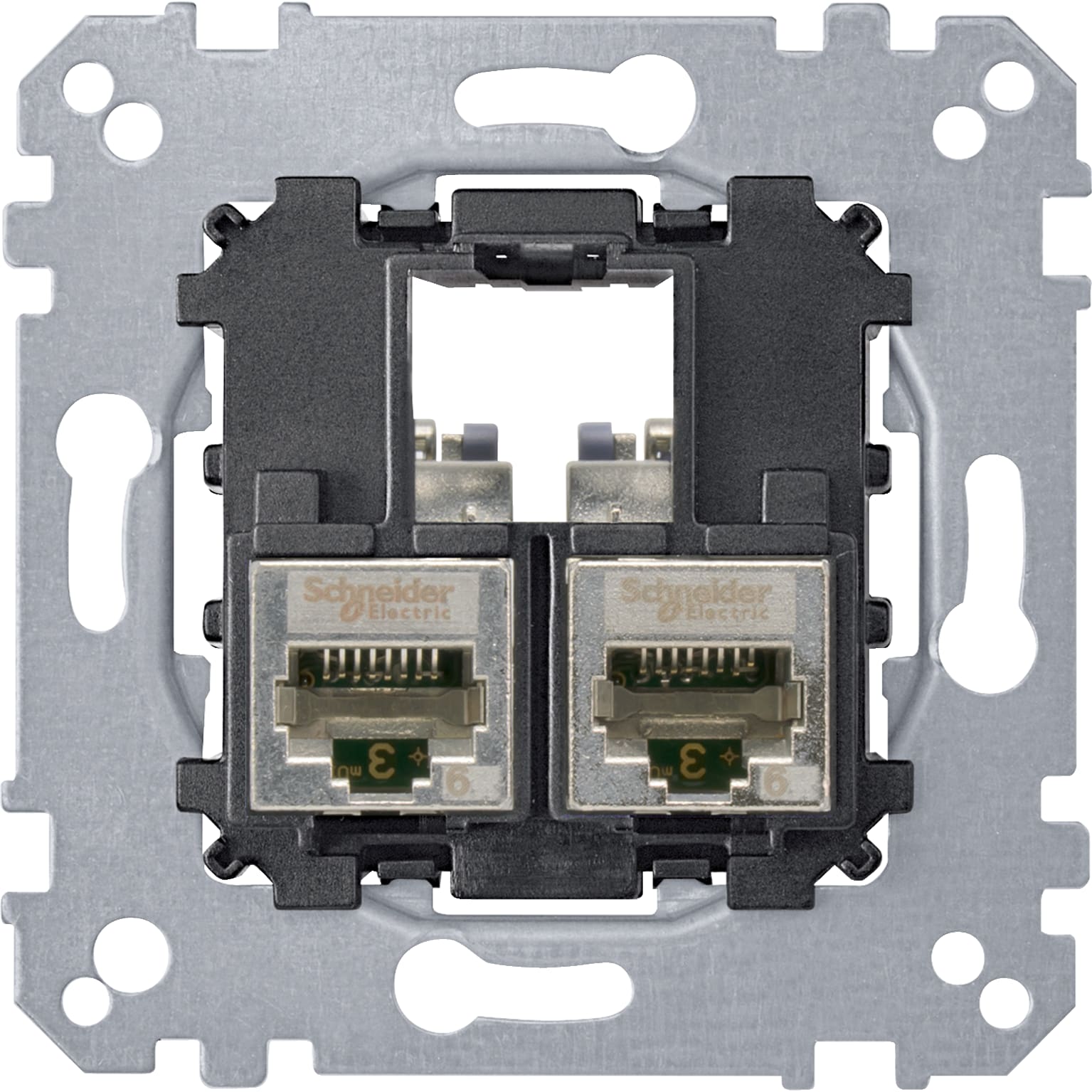 SCHNEIDER ELECTRIC - PRESA RJ45 DOPPIA Cat5 UTP S-One