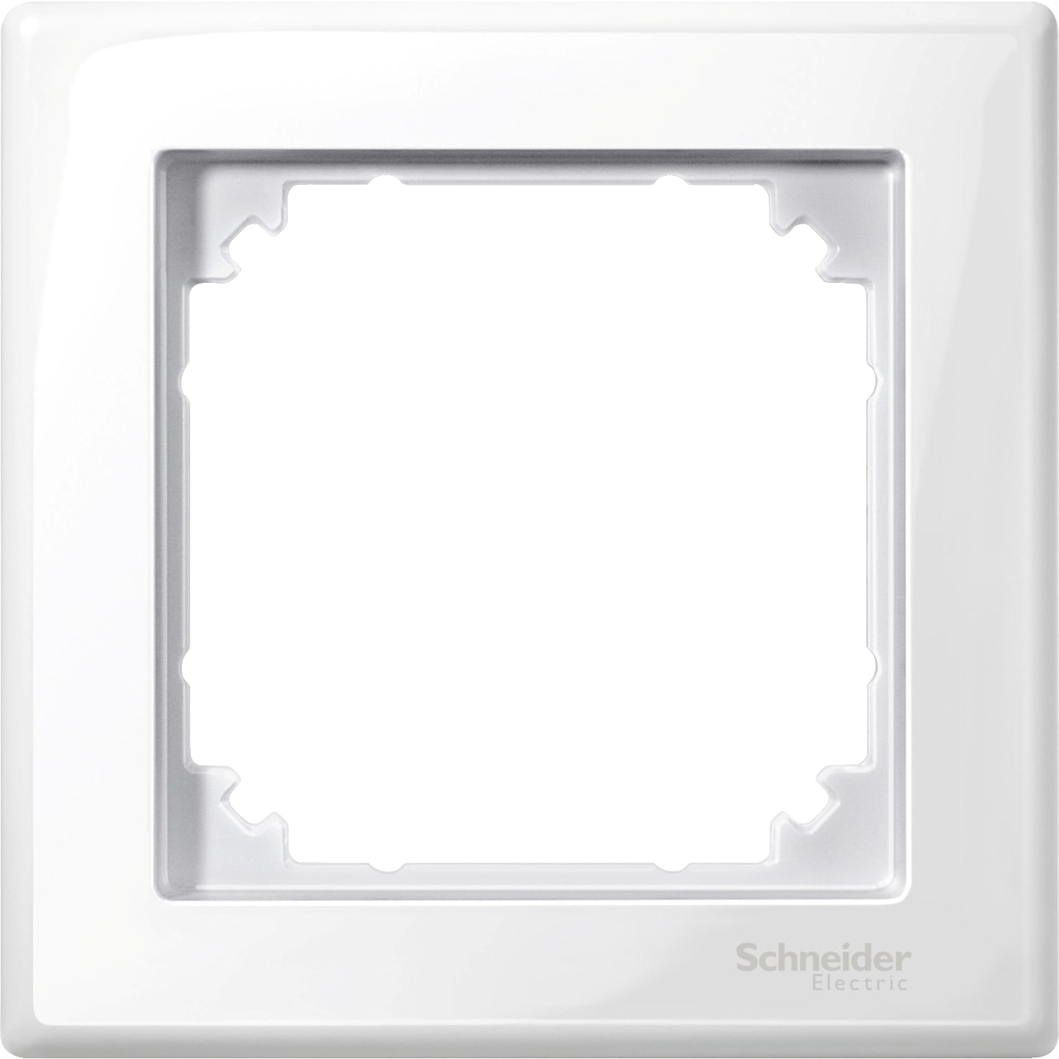 SCHNEIDER ELECTRIC - Cornice Serie civile, SpaceLogic KNX, Interruttori Merten System M, M_SMART Bianco Brillante Singola