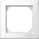 SCHNEIDER ELECTRIC - Cornice Serie civile, SpaceLogic KNX, Interruttori Merten System M, M_SMART Bianco Brillante Singola