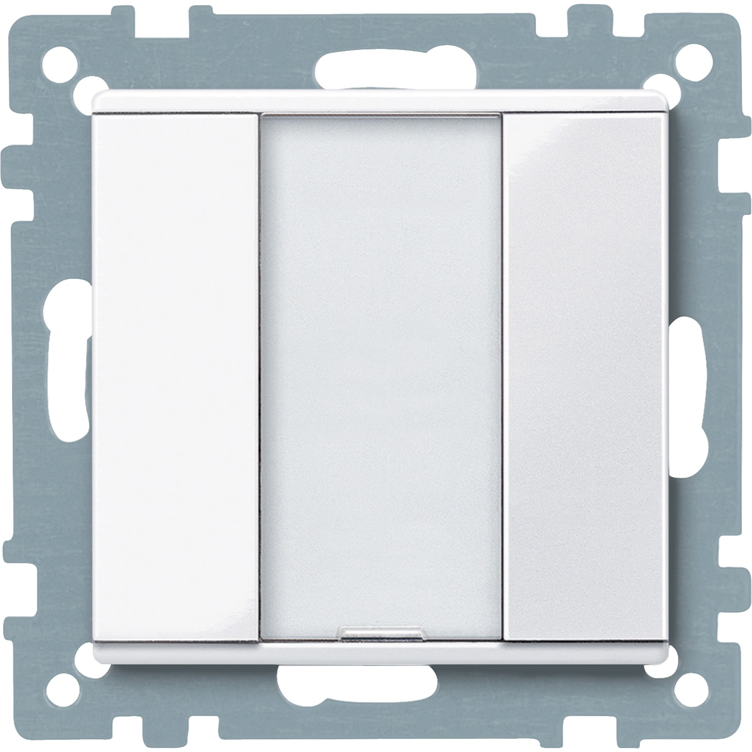 SCHNEIDER ELECTRIC - Pulsantiera multifunzione singola plus, bianco attivo, SystemM