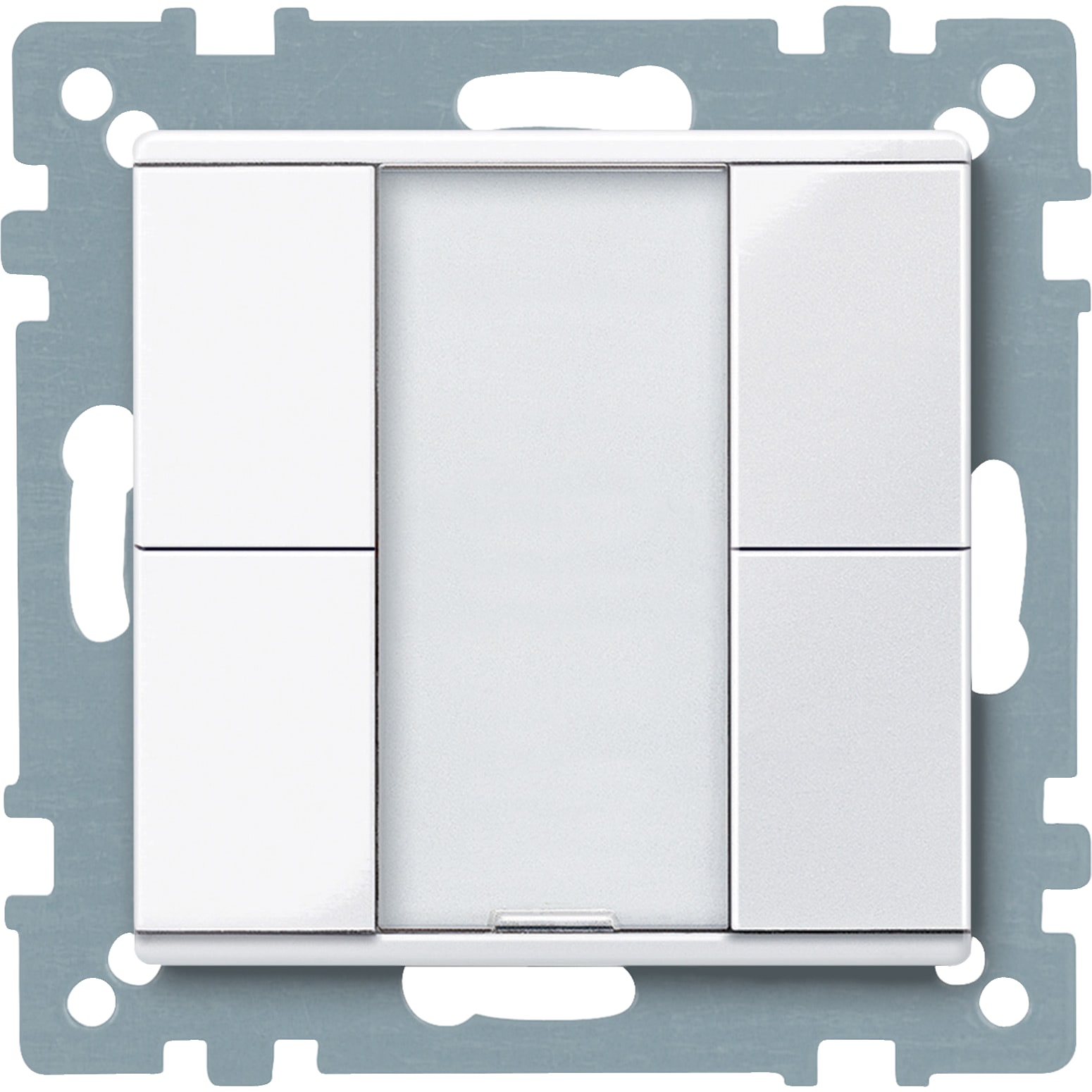 SCHNEIDER ELECTRIC - Pulsantiera multifunzione doppia plus, bianco attivo, SystemM