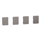 SCHNEIDER ELECTRIC - 4 Pulsanti Small Push Button KNX Metallo Nichel