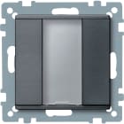 SCHNEIDER ELECTRIC - Pulsantiera multifunzione singola plus, antracite, SystemM