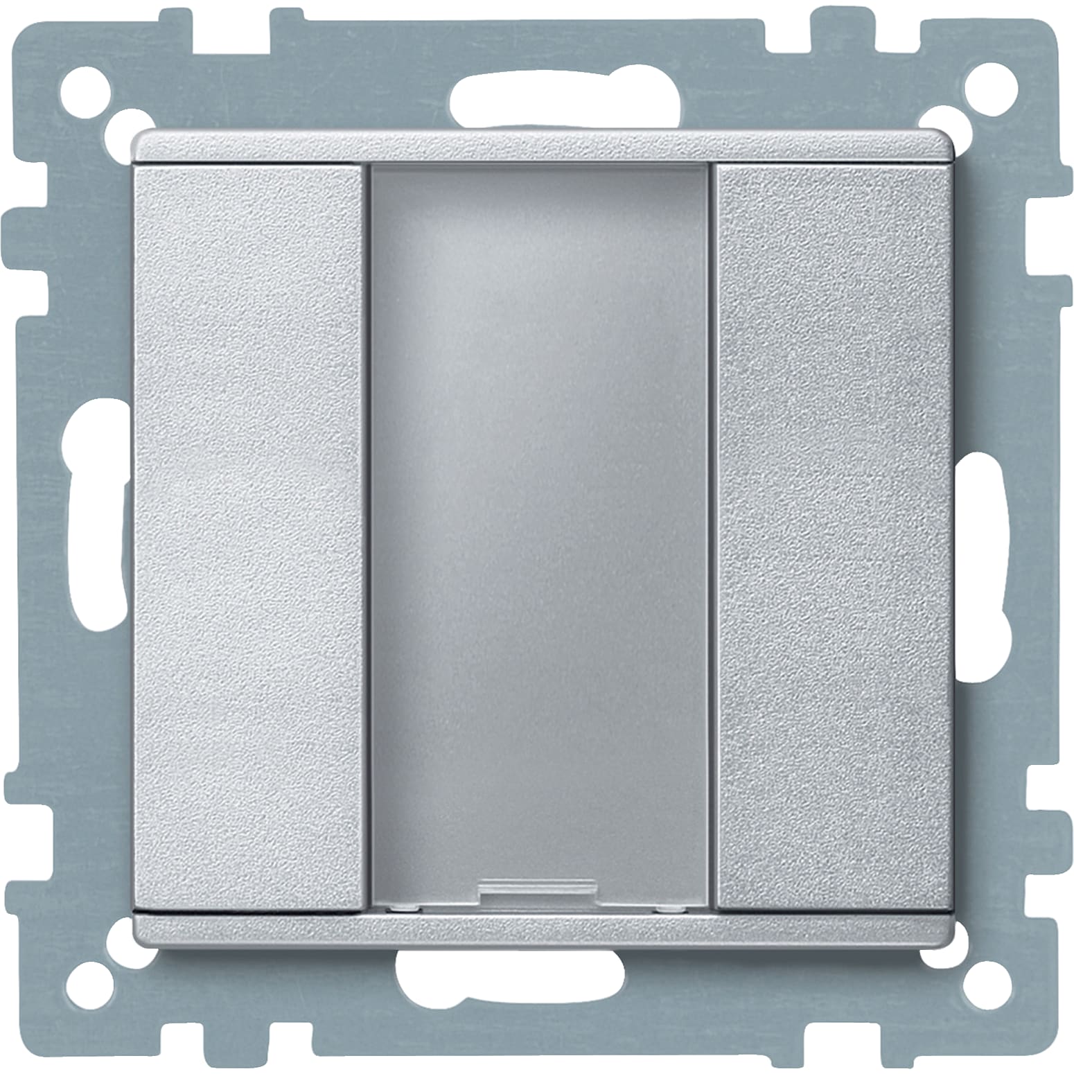 SCHNEIDER ELECTRIC - Pulsantiera multifunzione singola plus, alluminio, SystemM