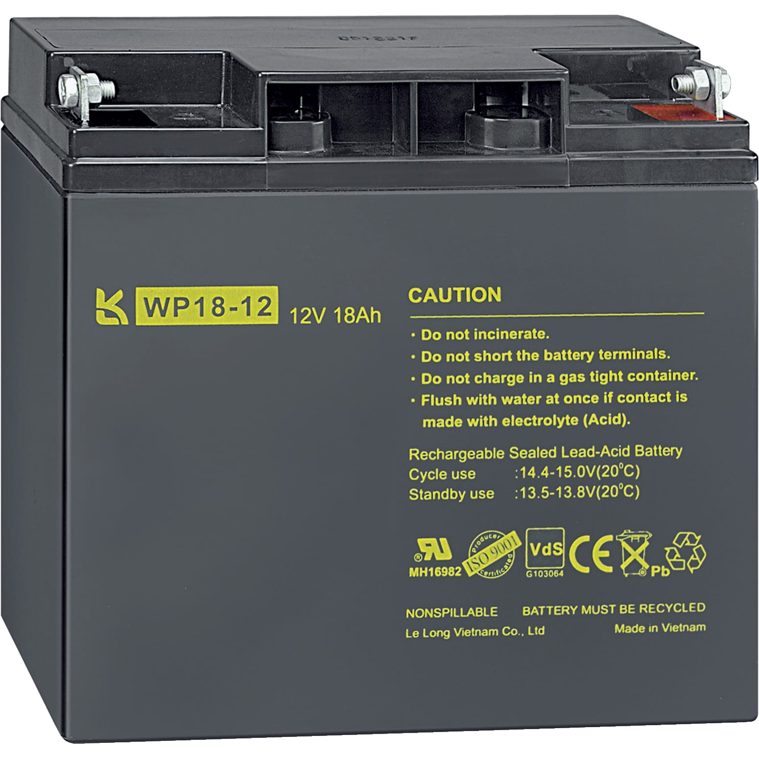 SCHNEIDER ELECTRIC - Batteria con gel al piombo 18Ah