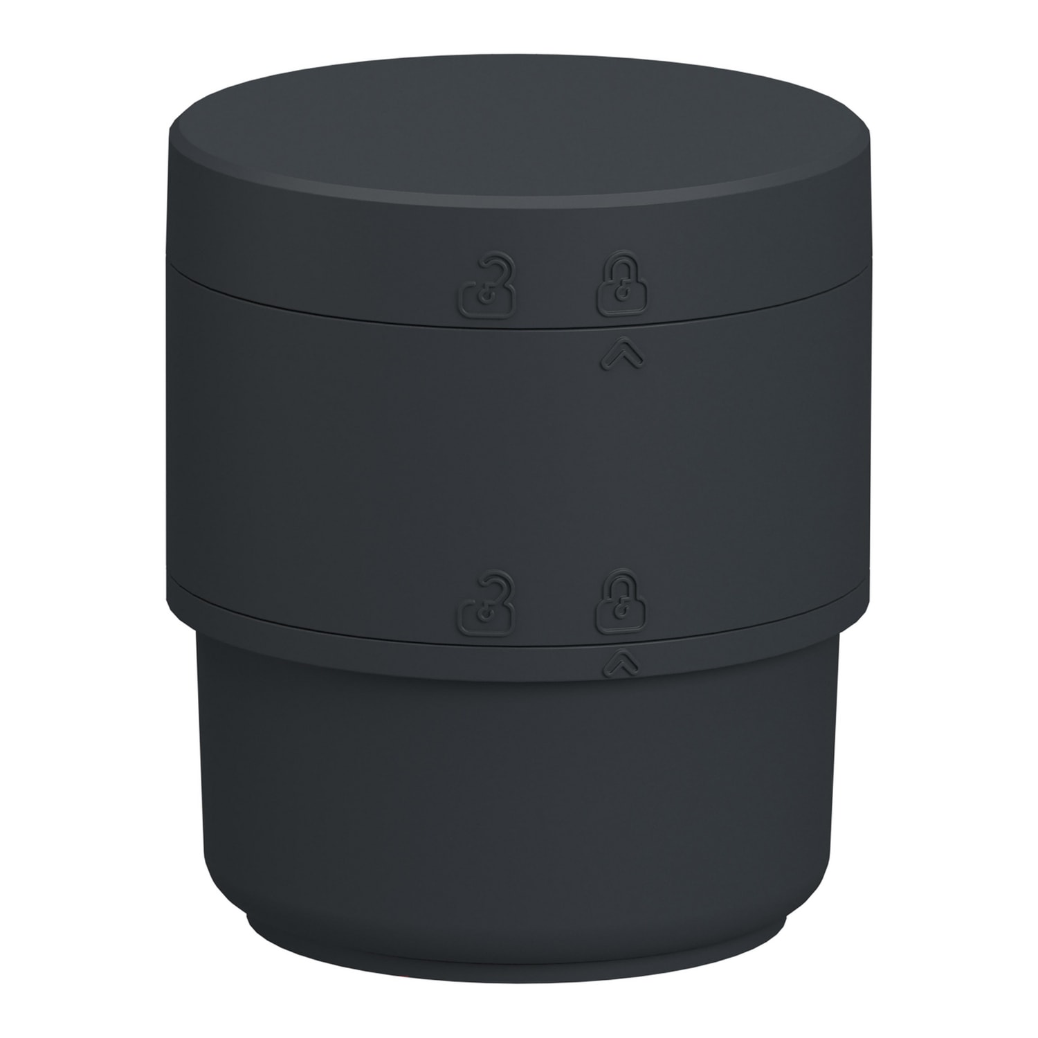 SCHNEIDER ELECTRIC - Base alimentazione, colonna luminosa modulare Harmony XVB7, Ø70mm, base 24V AC/DC con adattatore e coperchio, grigio