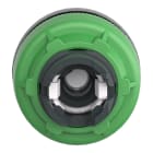 SCHNEIDER ELECTRIC - Testa selettore luminoso, Harmony XB5, filopannnello 30mm, plastica, leva bianca, per LED universale, 3 pos. con ritorno da sx al centro,ghiera grigia