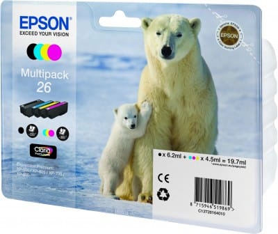 EPSON - ORSO POLARE MULTIPACK (B/M/C/Y)