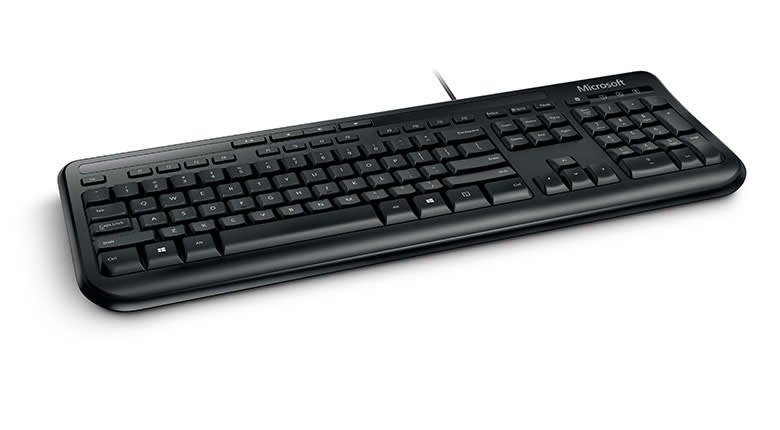 MICROSOFT - TASTIERA A FILO 600 NERA USB
