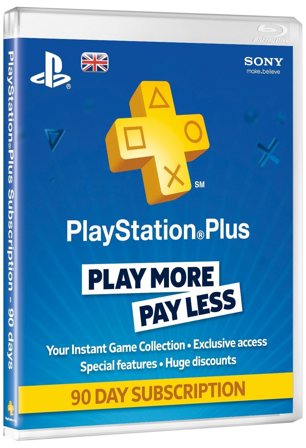SONY - PS PLUS CARD 90 GG PS4 BRANDED
