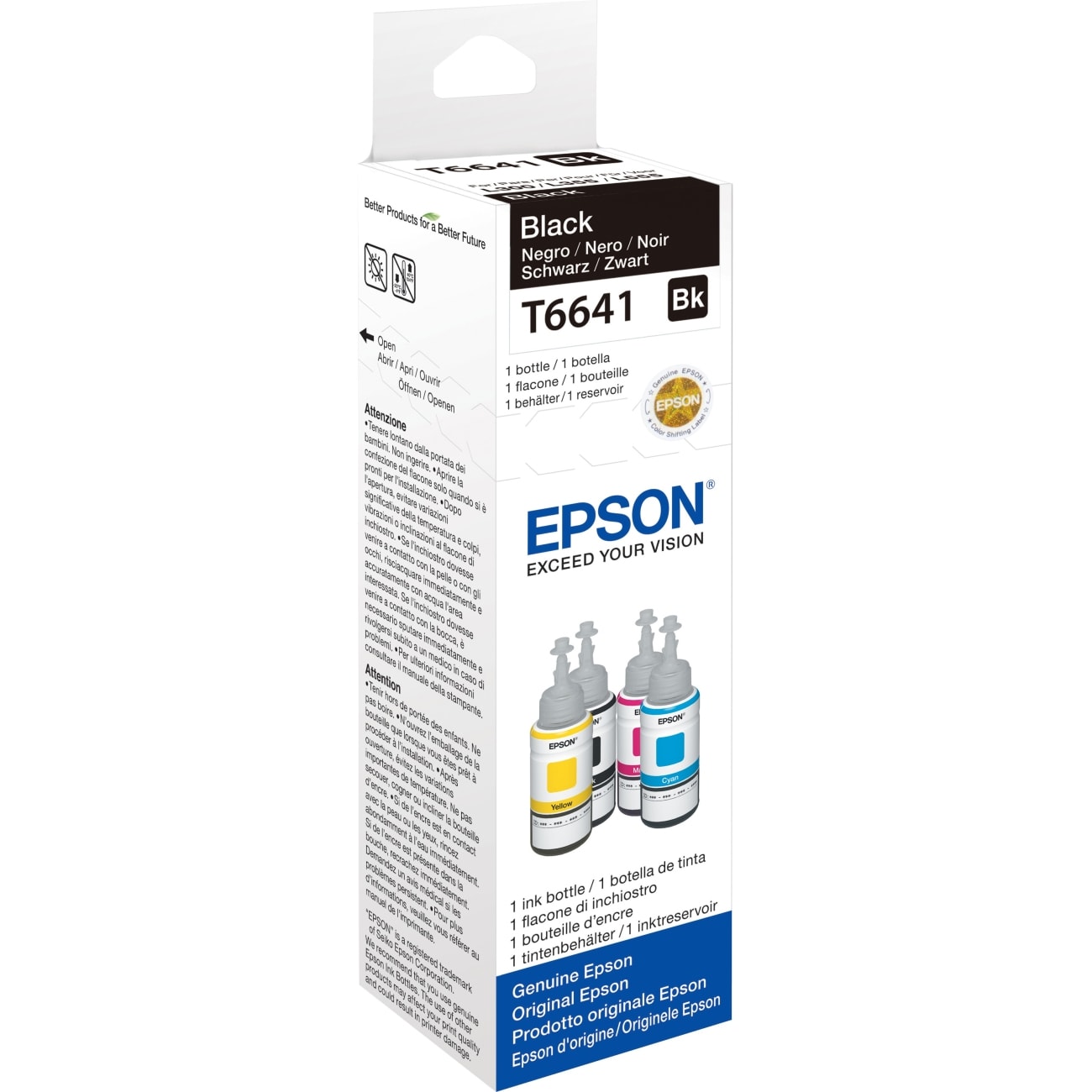 EPSON - FLACONE ECOTANK INK NERO T664 EPSC13T664140
