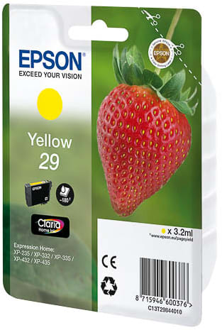 EPSON - FRAGOLA GIALLO CARTUCCIA SERIE 29 EPSC13T29844020