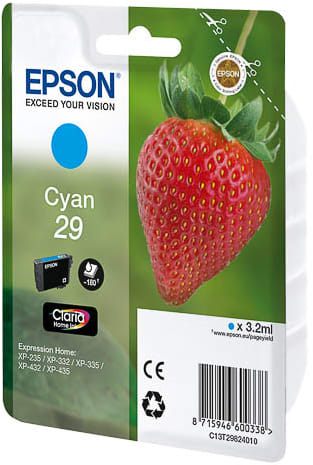 EPSON - FRAGOLA CIANO CARTUCCIA SERIE 29 EPSC13T29824020