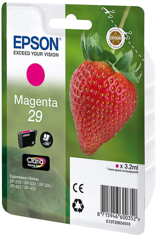EPSON - FRAGOLA MAGENTA CARTUCCIA SERIE 29 EPSC13T29834020