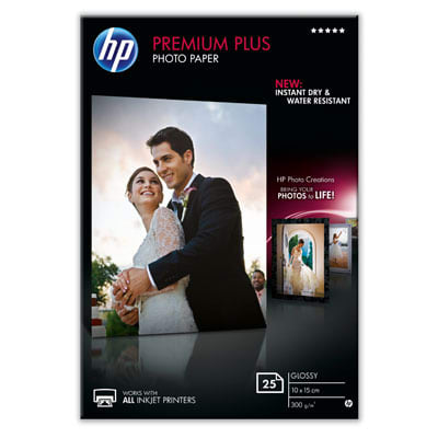 HEWLETT PACKARD - CARTA PREMIUM PLUS GLOSSY PHOTO PAPER 25 HEWCR677A