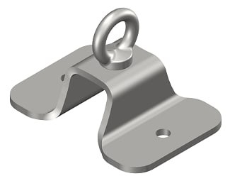SIAL SAFETY - PIASTRA A MURO DI TESTA PER LINEA VITA
