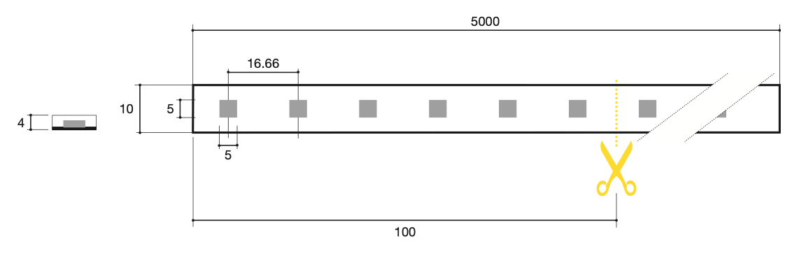 SICOM - SIRIOTAPE 14W/M RGB IP67 24V DIGITAL