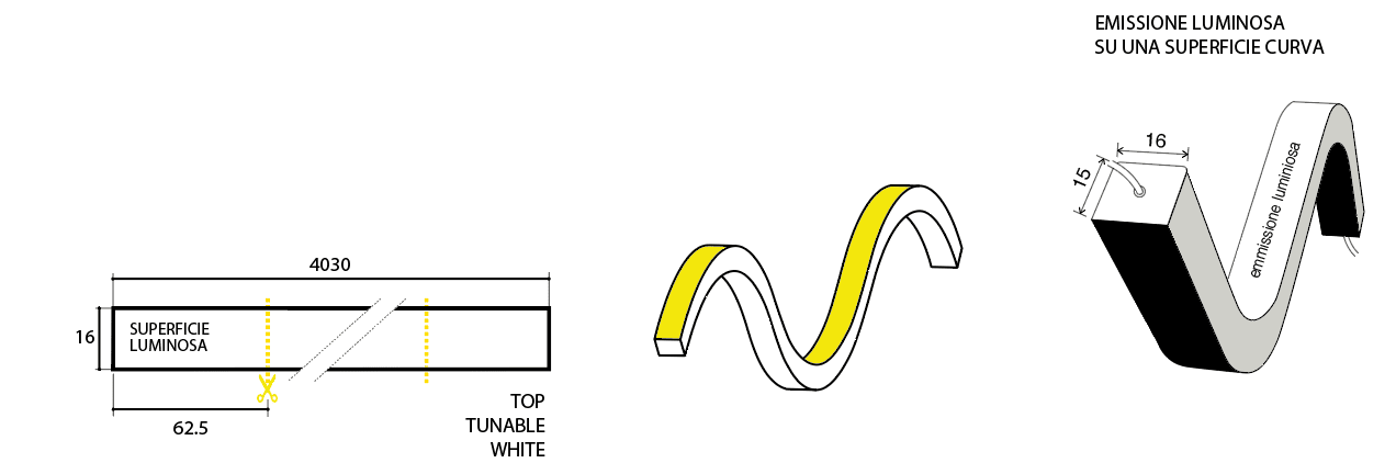 SICOM - SICOMTAPE NEON TOP TW 2700-6500K IP68-4M