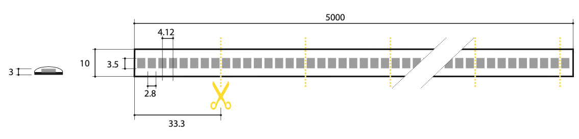 SICOM - SIRIOTAPE 17W/M 940 24V SUPERBRIGHT - IP