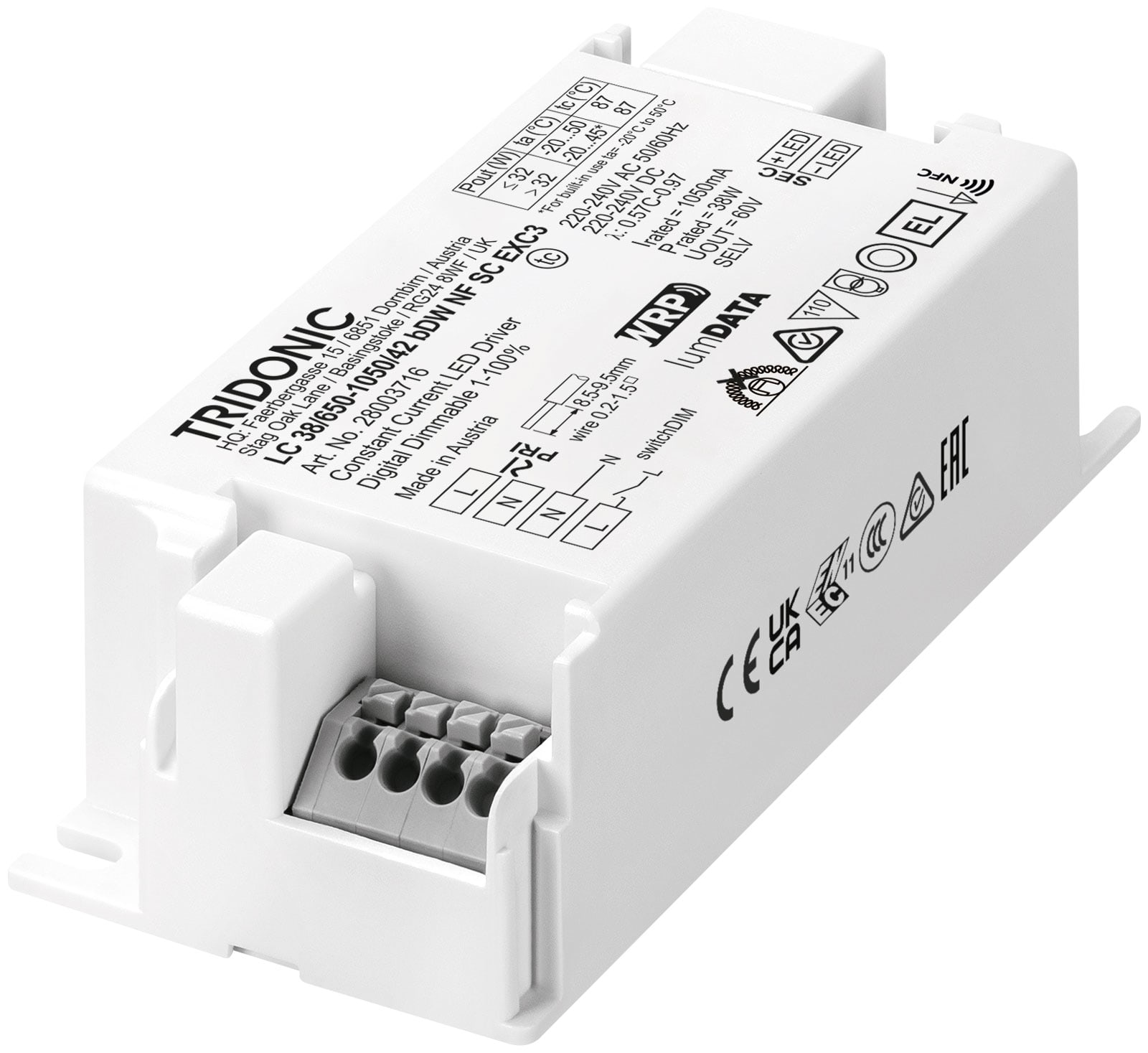 SICOM - LC 38/650-1050/42 BDW NF SC EXC3
