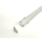 SICOM - BASIC KIT CORNER45 NERO 2M+COVER BIANCA