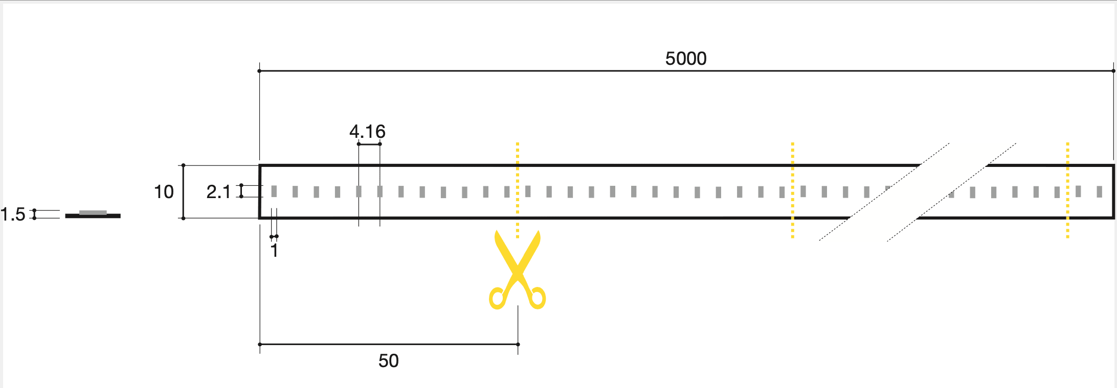 SICOM - SIRIOTAPE 20W/M TW 2500-6000K 24V SB