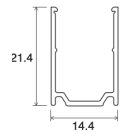 SICOM - PROFILO SICOMTAPE NEON SIDE-1M 5609101