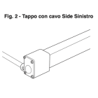 SICOM - SICOMTAPENEONTOPIP67 RGB TAPPO+CAVO SIDE