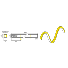 SICOM - SICOMTAPE NEON 10X10 MINI 10W 3000K IP67