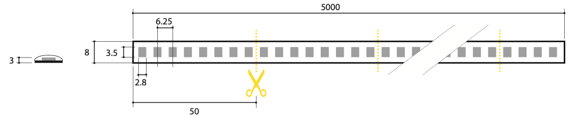 SICOM - SIRIOTAPE 9,6W/M 927 24V SUPERBRIGHT IP