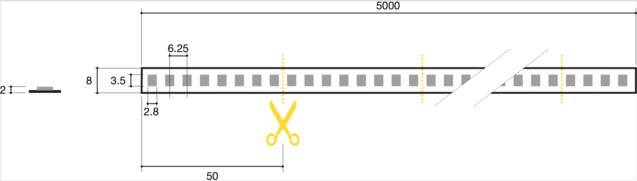 SICOM - SIRIOTAPE 9,6W/M 940 24V SUPERBRIGHT