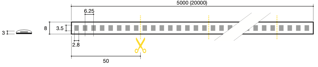 SICOM - SIRIOTAPE 9,6W/M 940 24V SUPERBRIGHT XL3