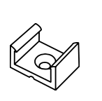 SICOM - SIRIOTAPE 230V CLIP DI FISSAGGIO
