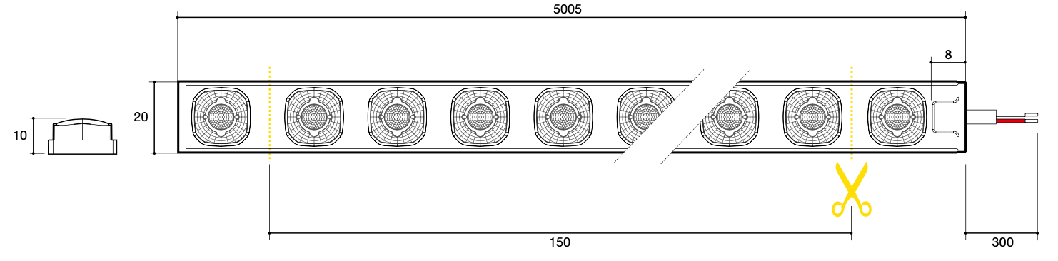SICOM - SICOMTAPE WALLW 45 19W RGBW 4000K-5M IP