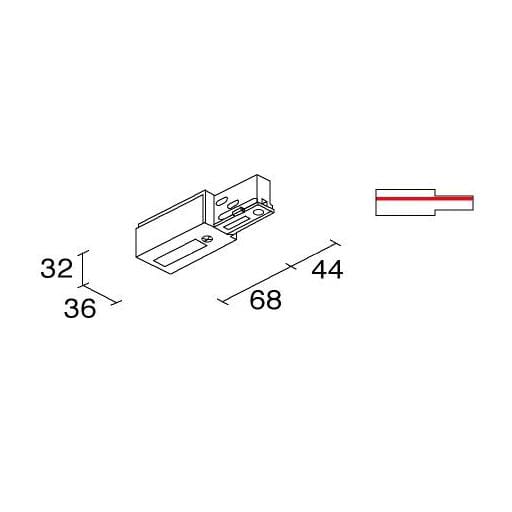 SIDE - BINARIO SITRACK 230V TESTATA DI ALIMENTA