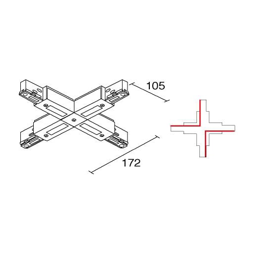 SIDE - BINARIO SITRACK 230V CONGIUNZIONE A X BR