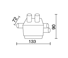 SIDE - SCATOLA DERIVAZIONE 5 VIE IP68 3159