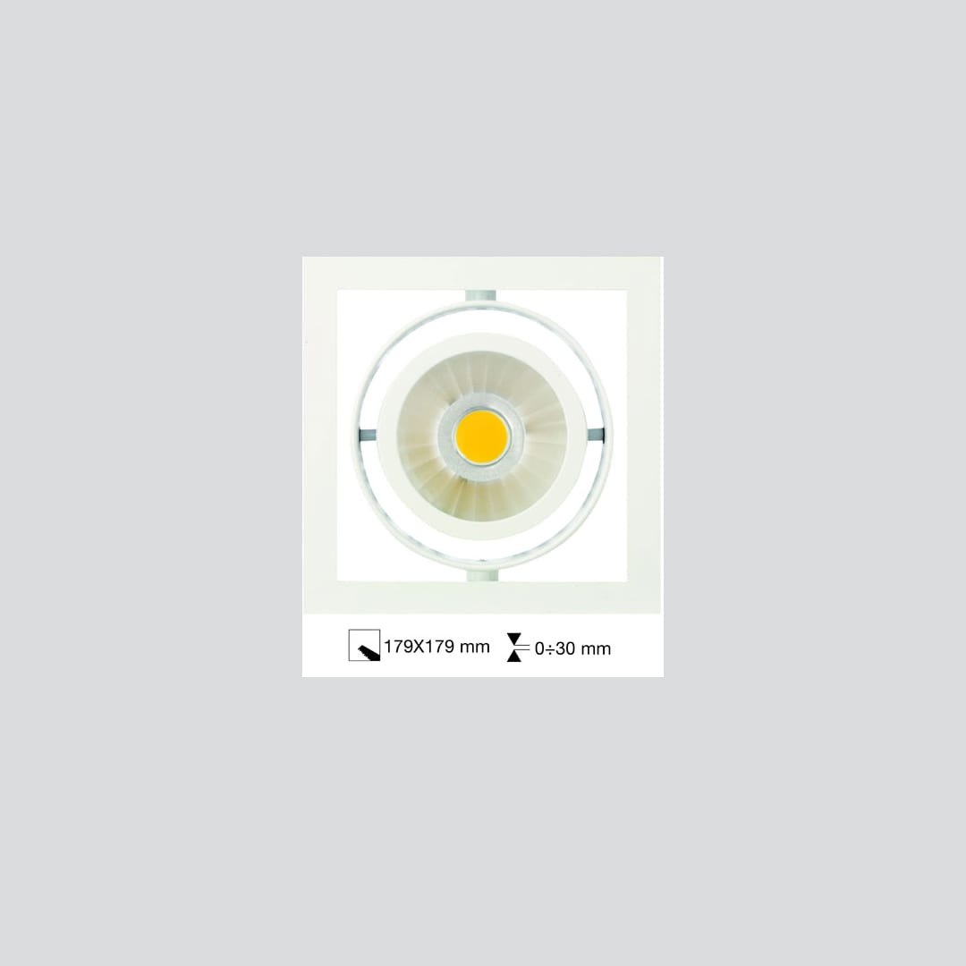 SIDE - MATRIX POWER PLUS 1 LED 179X179MM 47.5W 70511-LBN-60