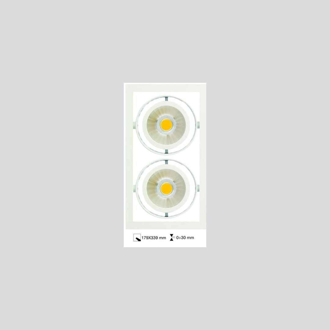 SIDE - MATRIX POWER DALI 2LED 179X339MM 52W 721 70601LBN60-DA