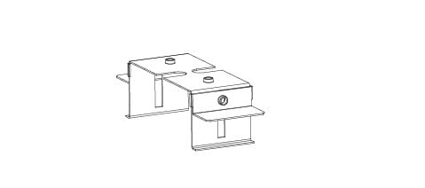 SIDE - KIT STAFFA PER FISSAGGIO A PLAFONE N1 PE 980084