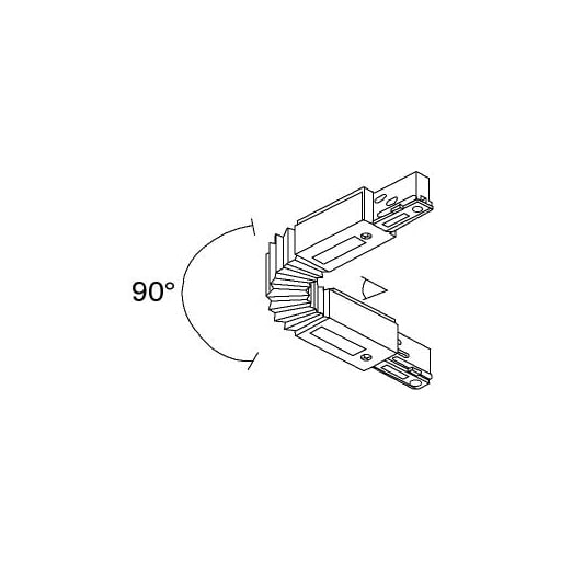 SIDE - BINARIO SITRACK 230V CURVA FLESSIBILE BR 990331