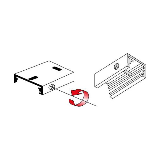 SIDE - BINARIO SITRACK 230V STAFFA PER SOSPENSI