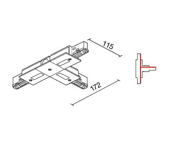 SIDE - BINARIO SITRACK 230V INCASSO CONGIUNZION 993284