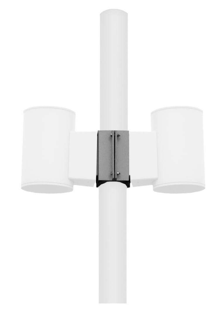 SIDE - ATTACCO PALO DOPPIO DIAM.120MM BI E5195-2