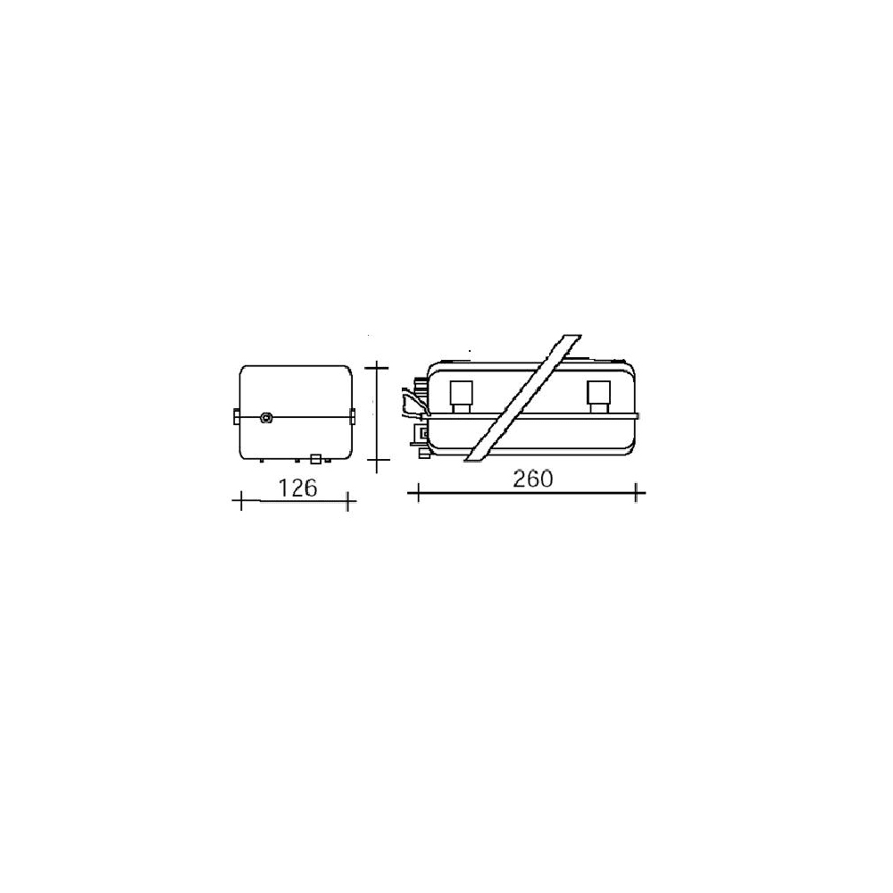 SIDE - KIT INVERTER + BATTERIA LED 3H 220-240V INV 1052-3