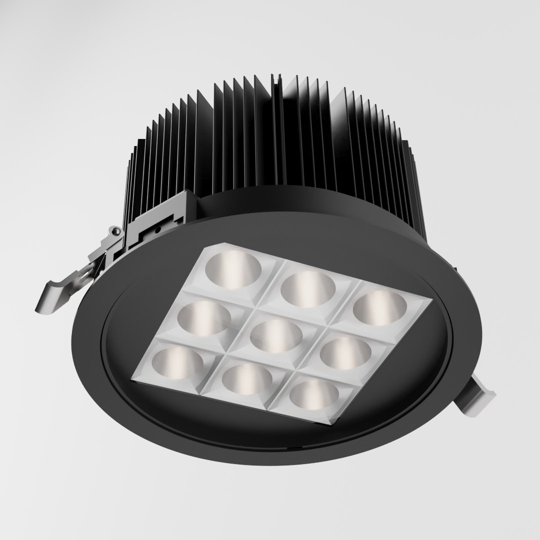 SIDE - RULED T20 9 LED PLUS DIAM.190MM 47W 2700 KT5851LBCBAS