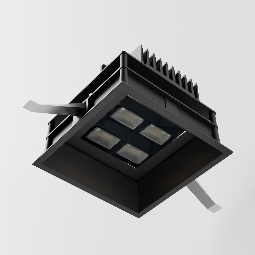 SIDE - RULED Q14 136X136MM 18W 1075LM 3000K IP2 KT5881LBCAS